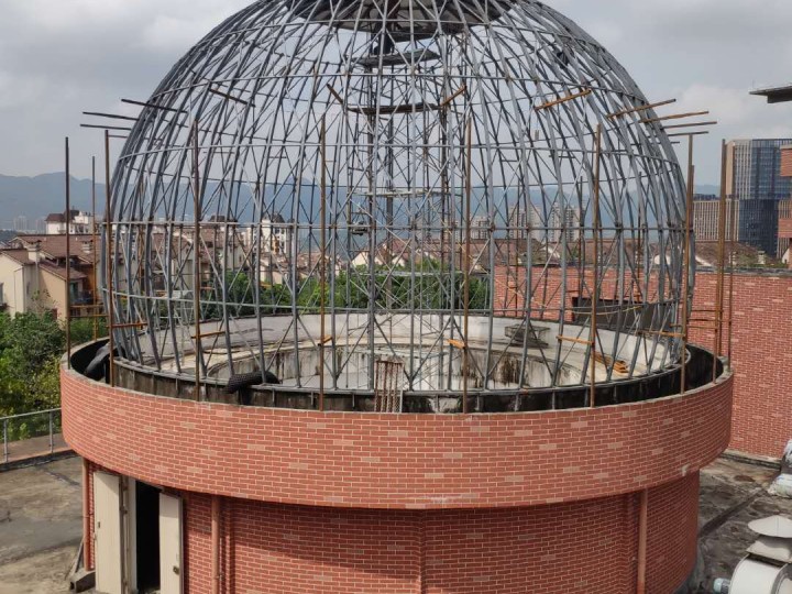 12米经典型拼装式天象厅现场安装