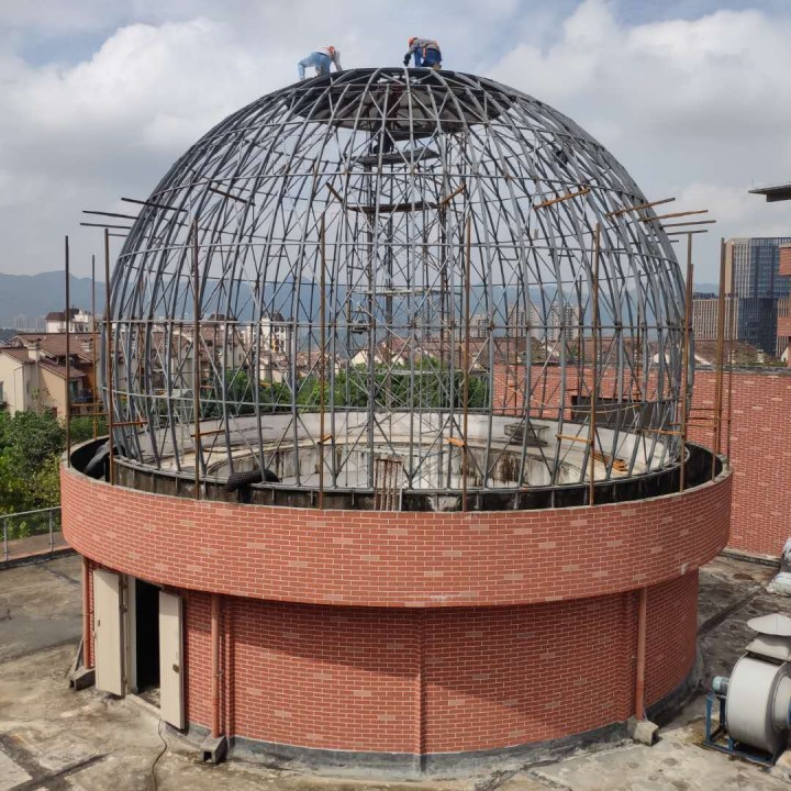 12米经典型拼装式天象厅现场安装