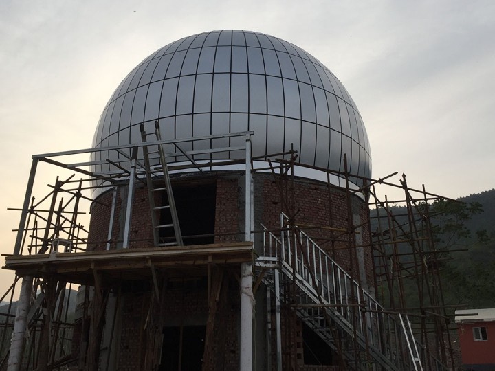 9米经典型天象厅现场安装