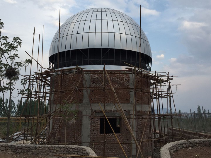 9米经典型天象厅现场安装