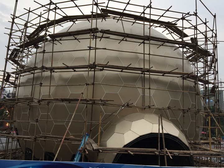 球幕影院现场安装