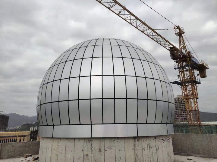 经典型天文圆顶现场安装