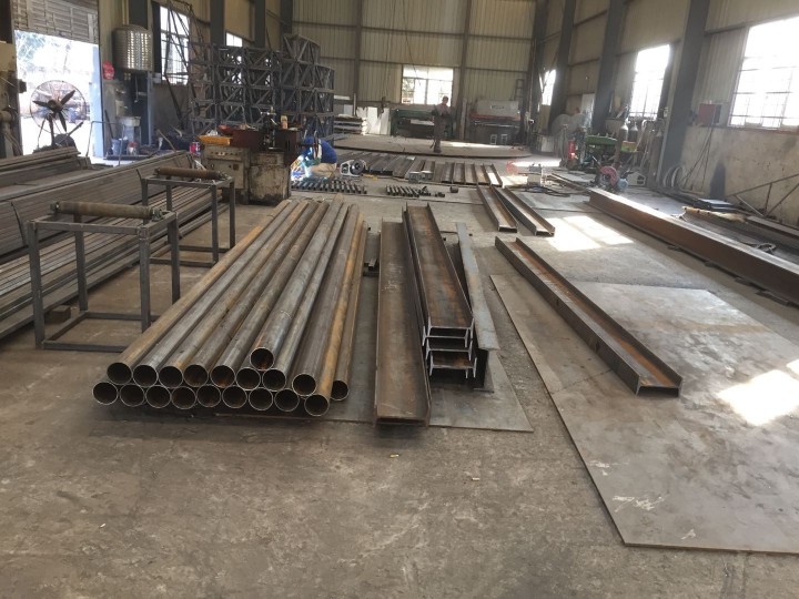 23米飞行球幕背圈梁斜拉筋组件